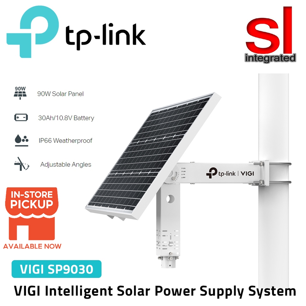 TP-LINK VIGI SP9030 VIGI Intelligent Solar Power Supply System Solar ...