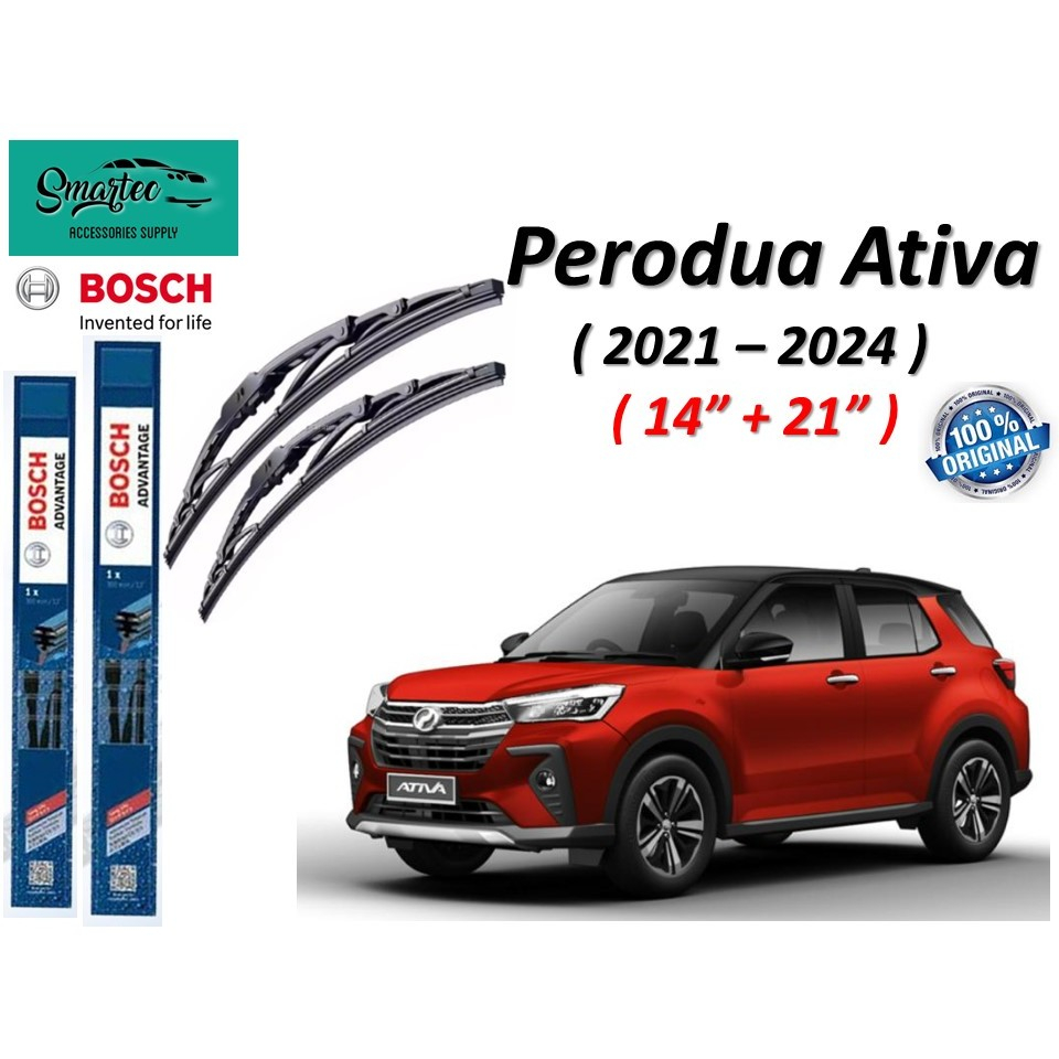Bosch Advantage Wiper Blade For Perodua Ativa Year 2021 - 2024 ( 14 ...