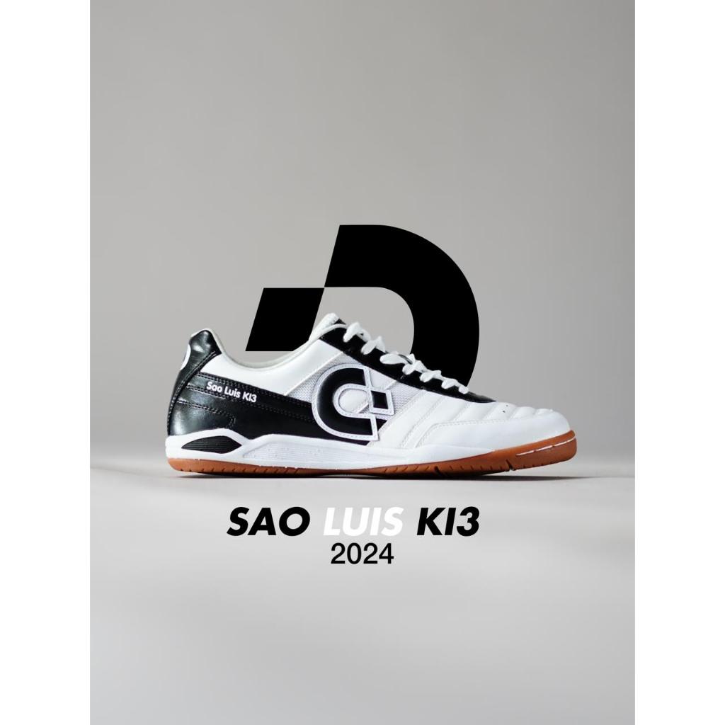 DESPORTE SAO LUIS KI3 FUTSAL SHOE - WHITE BLACK | Shopee