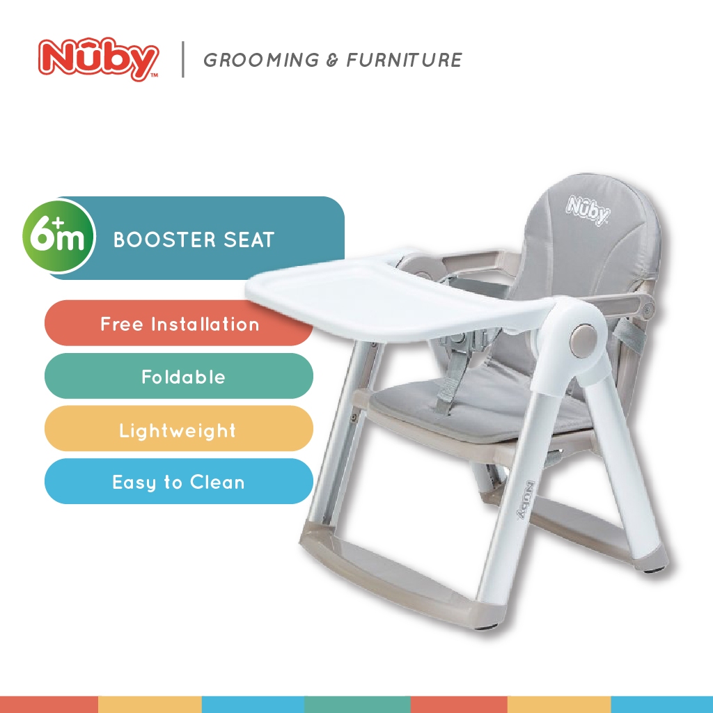 Nuby Booster Chair NBHC-10 Travel-Friendly Feeding Chair for