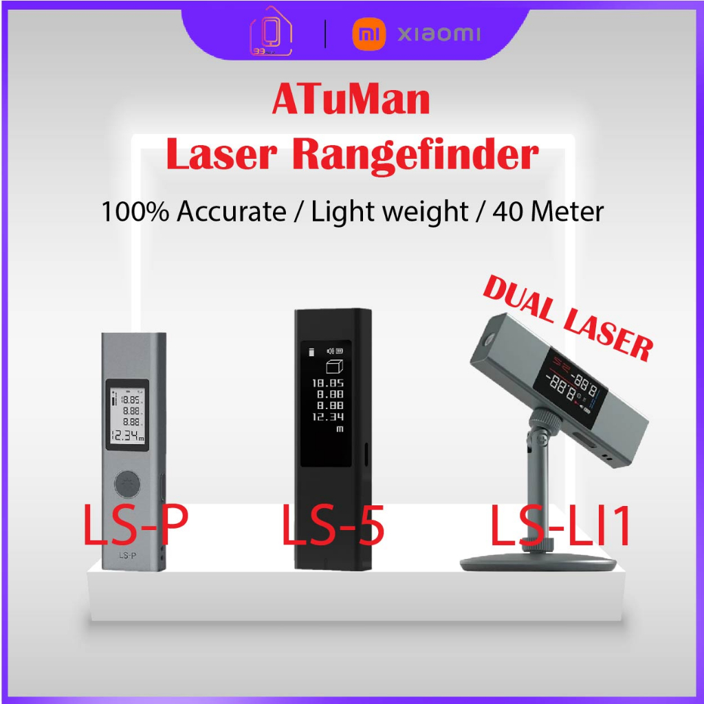 Duka Atuman LS-P / LS-5 / LS-LI1Rangefinder Handheld Electronic Ruler ...