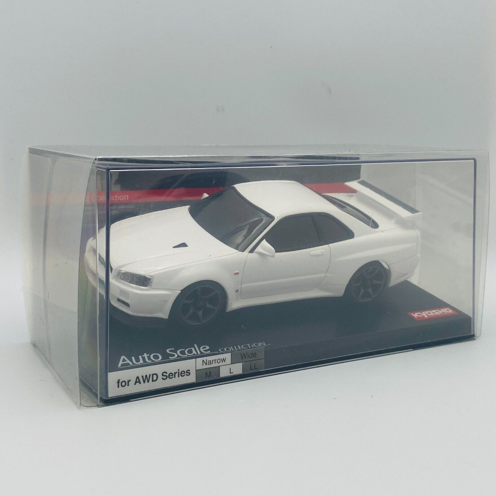 Kyosho ASC MA-020S Nissan Skyline GT-R R34 V.specII Nürburgring White ...