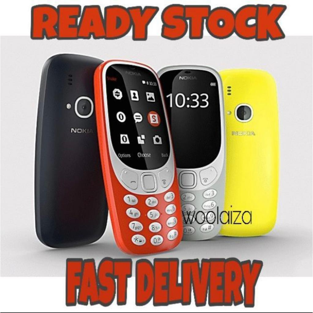 Nokia 3310 2G Feature Phone Dual Sim 2.4 Inch Colour Screen BT 1500MAh