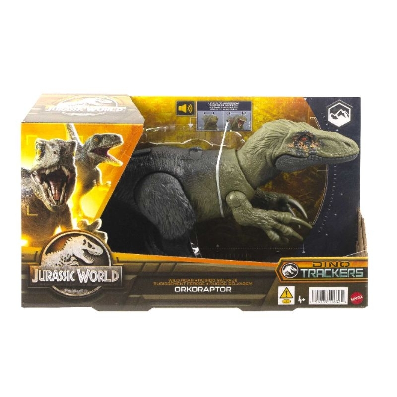 🔥Jurassic World🔥 Wild Roar Orkoraptor Dinosaur Toy Figure With Sound ...