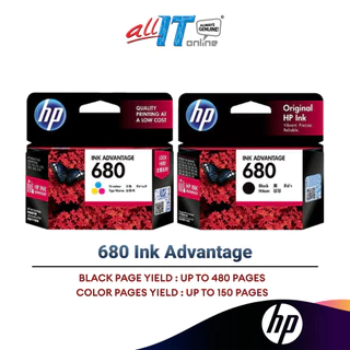 HP 680 Ink Cartridge (Black/Color)