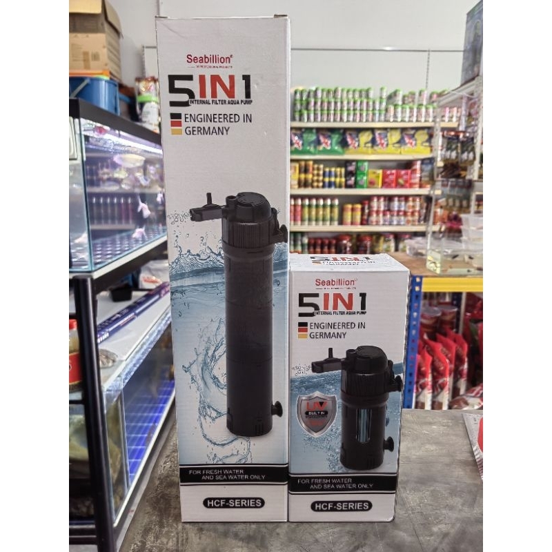 Seabillion 5in1 internal filter aqua pump with UV light Shopee Malaysia