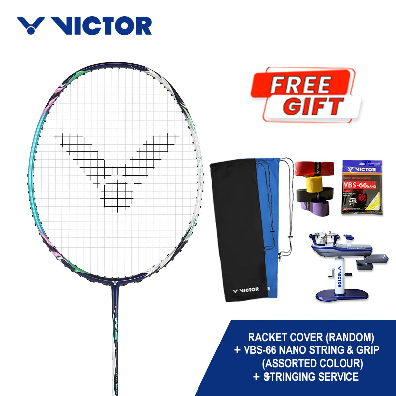 VICTOR Auraspeed Hypersonic B Badminton Racket ARS-HS With A Racket ...