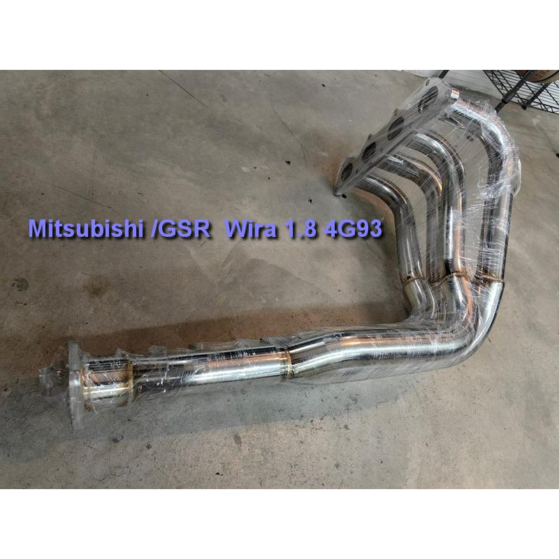 Mitsubishi /GSR Wira 1.8 4G93 Turbo S Stainless Steel Header ...