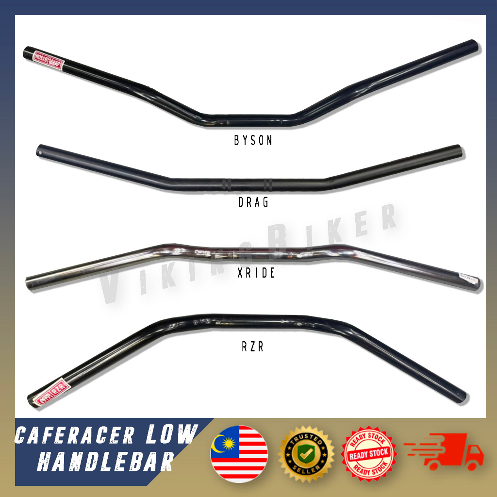 (⚡⚡SHIPPING IN 24HOUR⚡⚡) CAFE RACER LOW HANDLEBAR DRAG, RZR, XRIDE ...