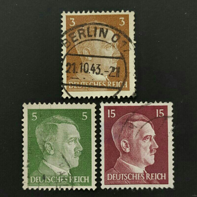 1941 Stamp Germany--Used.Stamp-3 pfening & 5 pfennig & 15 pfening ...