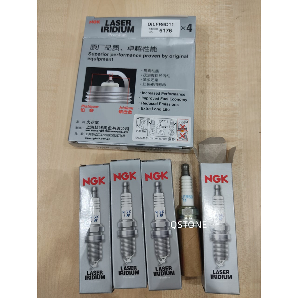 DILFR6D11 Toyota Camry,Innova,Mark X,Vellfire,Honda Hybird Insight,Civic,Jazz NGK 6176 Laser