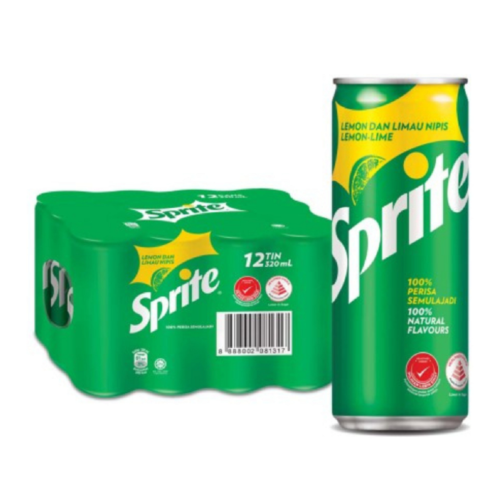 Sprite Carbonated Drinks (12 cans x 320ml) | Shopee Malaysia