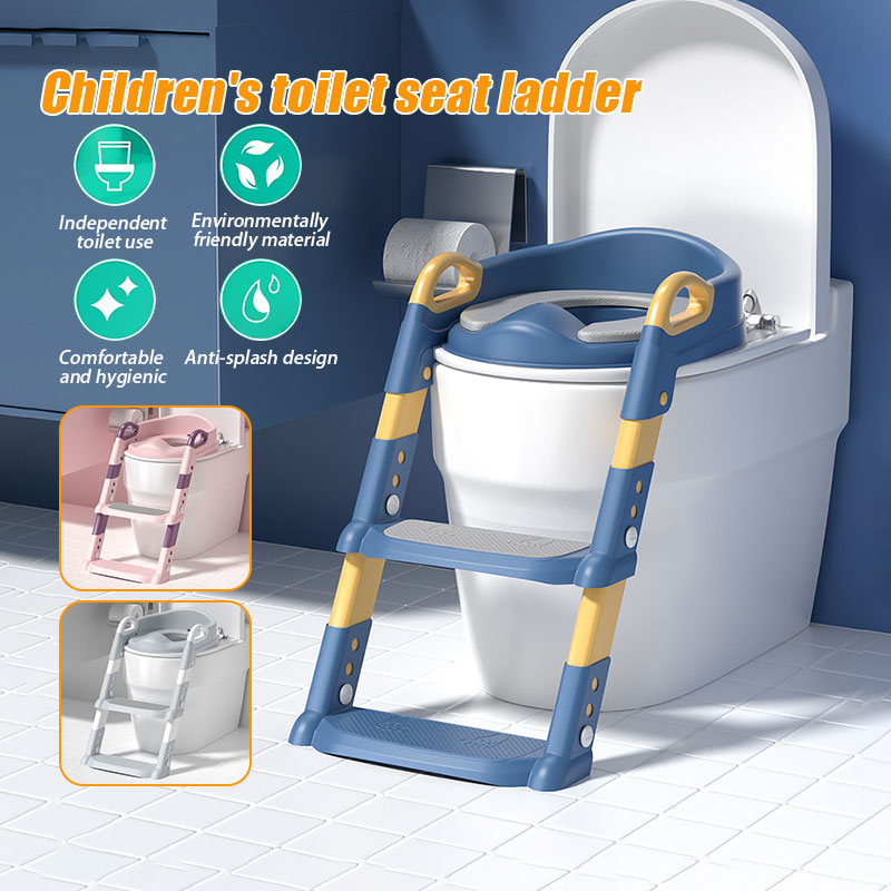 Infant Potty Seat Folding Stair Style Toilet ladder BoyGirl Toilet Rack