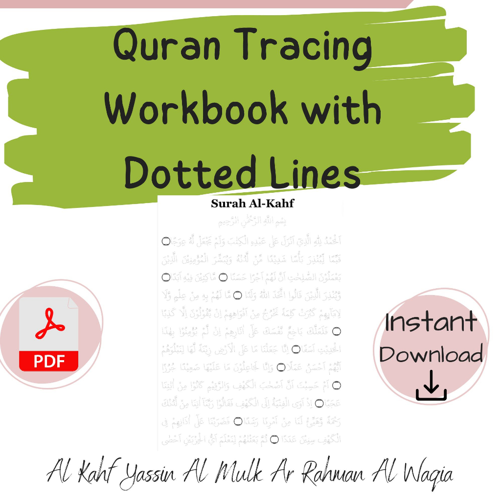 [PDF] Ar Rahman Al Mulk Al Waqia Yasin Al Kahf Quran Tracing Quran ...