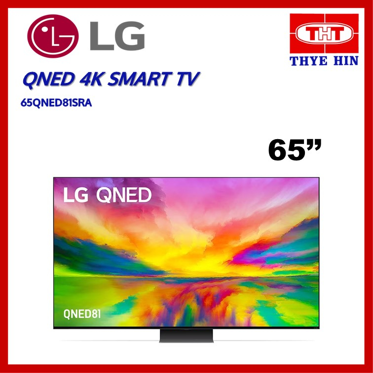 LG QNED TV QNED81 65 inch 4K Smart TV Quantum Dot NanoCell 65QNED81SRA