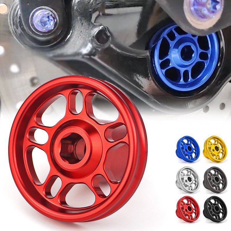 YAMAHA XMAX V1 V2 Motorcycle CNC Frame Plug Swing Arm Nut Rear Wheel