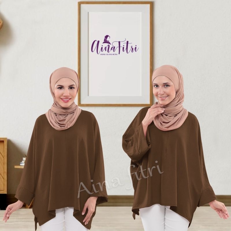 New Arrival Blouse Aina Fitri Collection.Mini Kaftan .Blouse Beggy ...