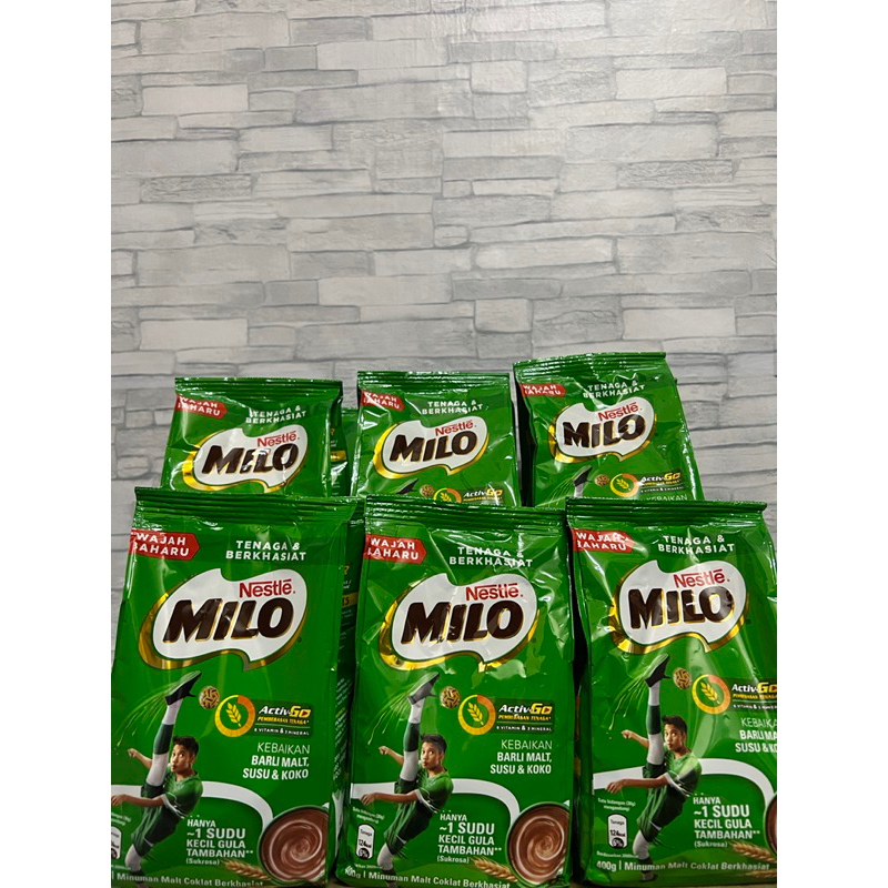(PROMO) NESTLE MILO 400G EXP 31/8/2024 MINIMUM 3PC | Shopee Malaysia