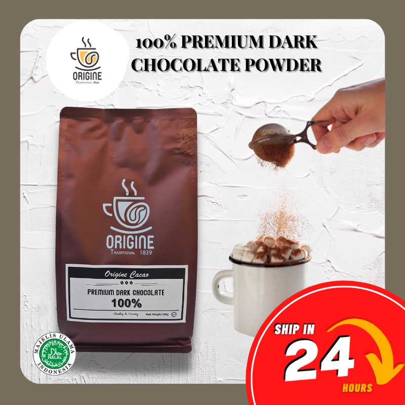 ORIGINE Cacao 100 Premium Dark Chocolate Cocoa Powder 250g / 500g