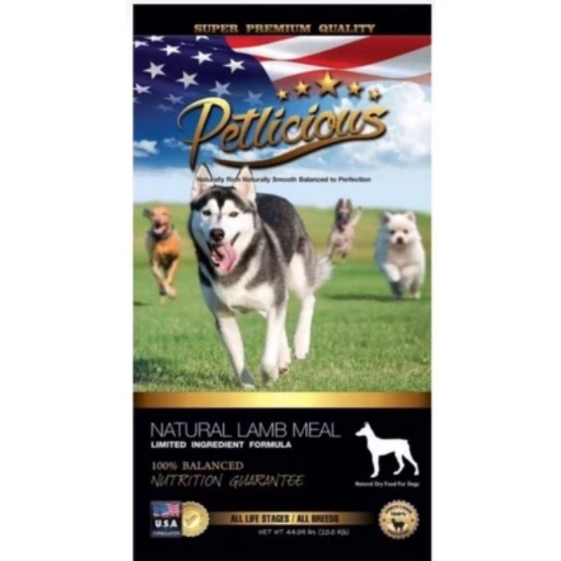 Petlicious Natural Lamb Meal 20KG - Dog Food / Dry Food | Shopee Malaysia