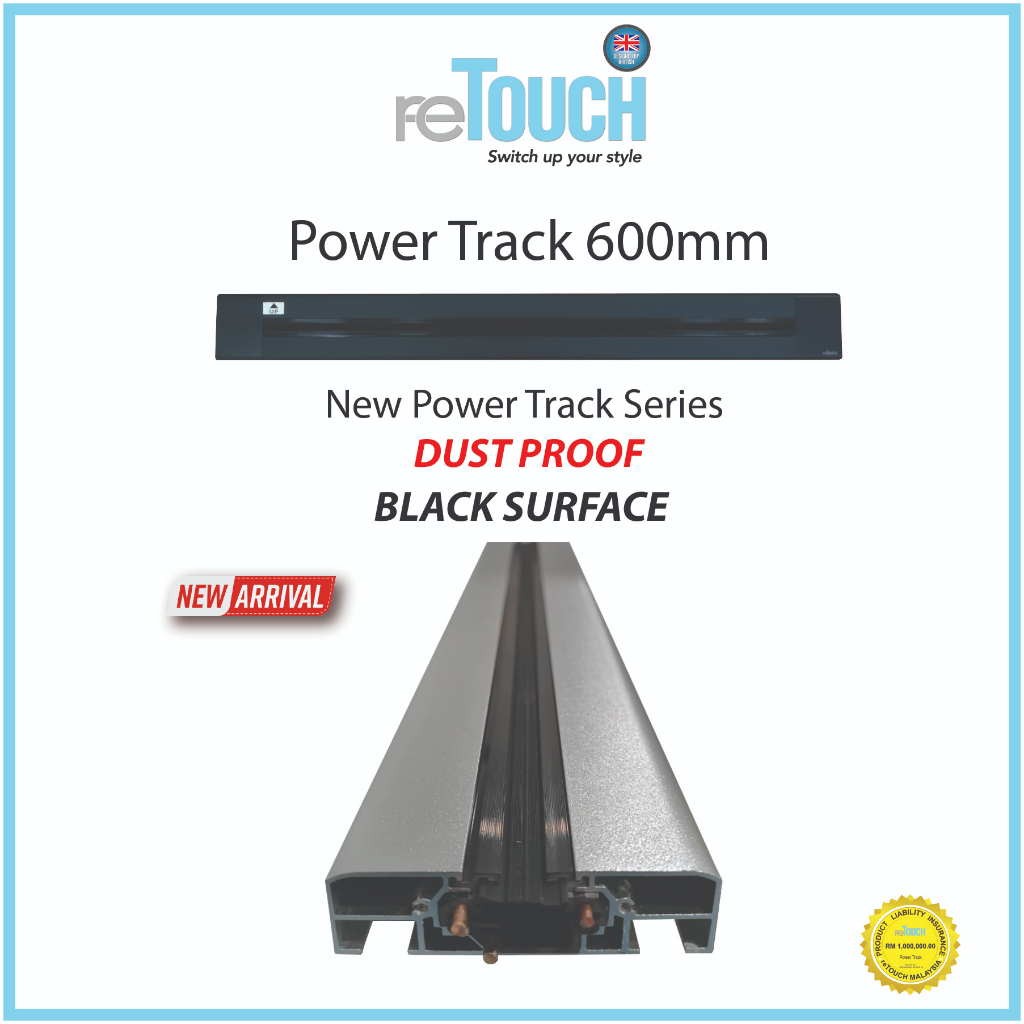 reTouch Power Track and Power Track Socket, Flat Pin / Universal / USB ...