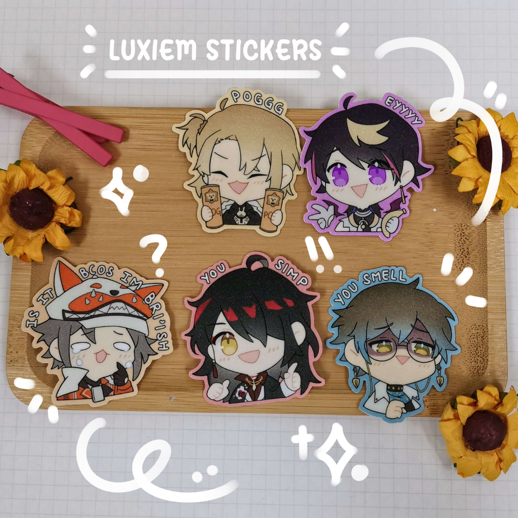 Vtuber Nijisanji Luxiem Stickers | Shopee Malaysia