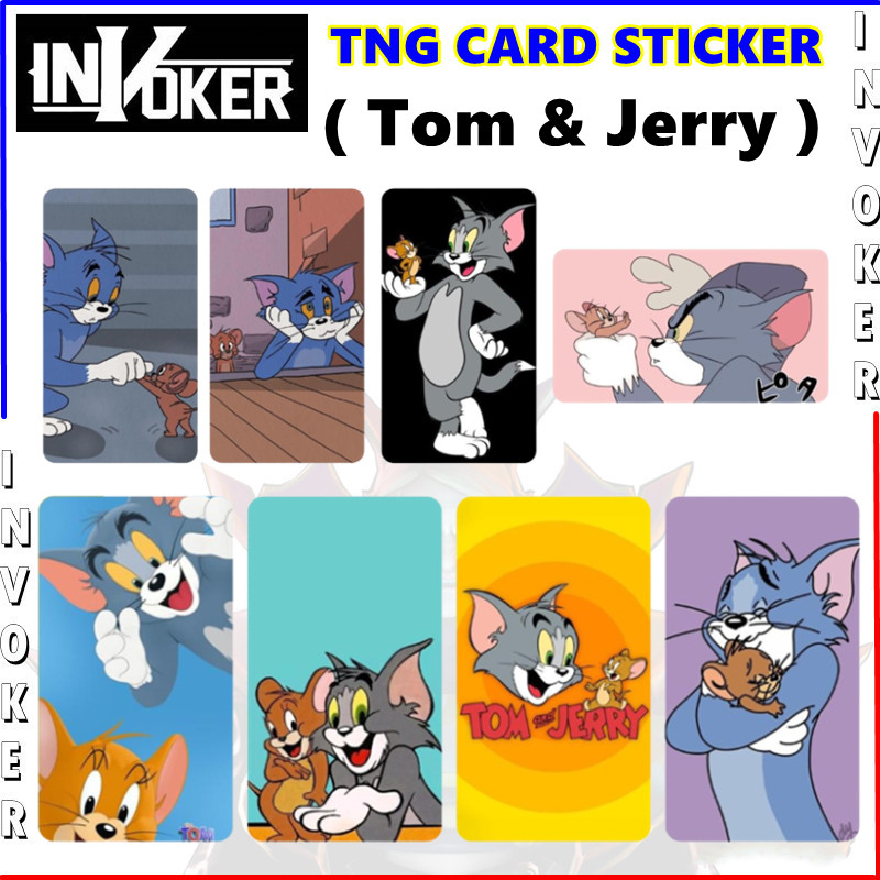 Tom & Jerry - Touch n Go Card Sticker Cover / TNG CARD Sticker / Bank ...
