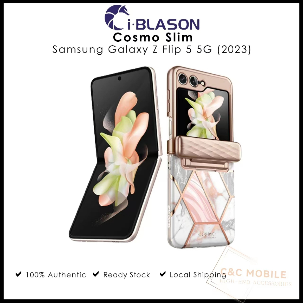 i Blason Cosmo Series Samsung Galaxy Z Flip 5 Case TPU Bumper Slim