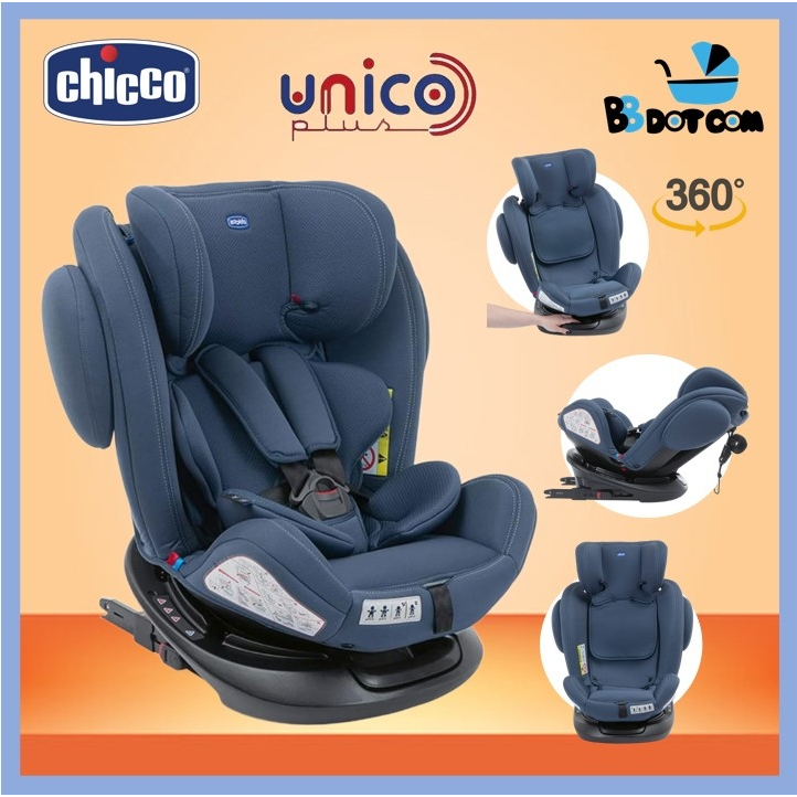 Chicco Unico Plus Unico Plus Air Baby Convertible Car Seat 360