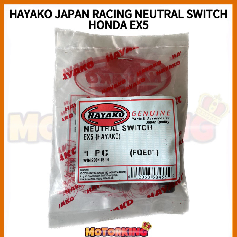 HAYAKO JAPAN RACING NEUTRAL SWITCH HONDA EX5 KETAM EX5 | Shopee Malaysia