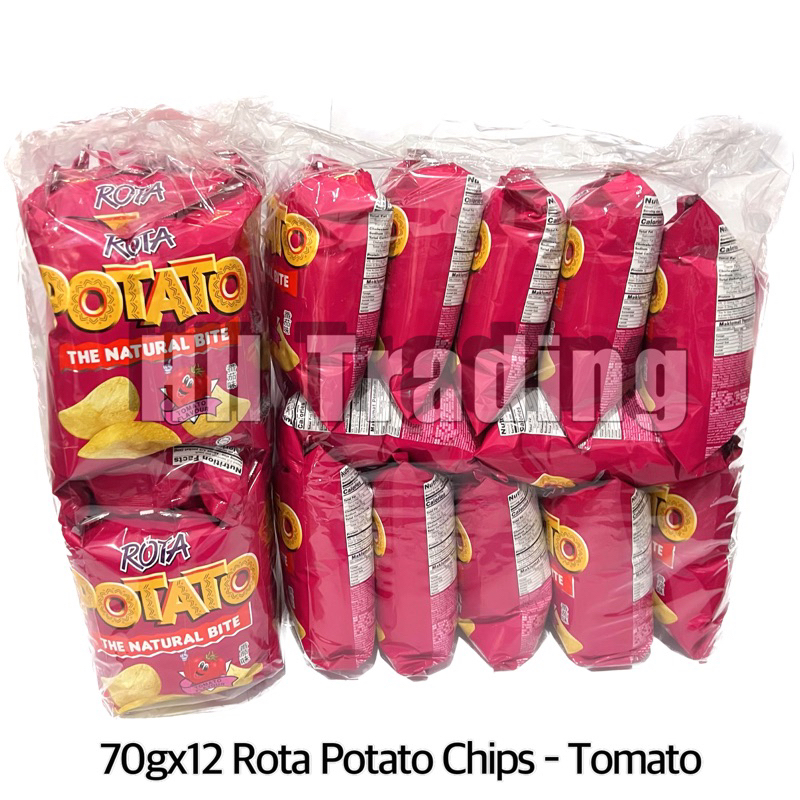 70g x 12’s ORIENTAL ROTA POTATO CHIPS [BBQ / HOT&SPICY / TOMATO ...