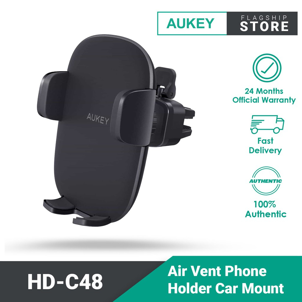 AUKEY HDC48 Car Air Vent Phone Holder Car Mount Shopee Malaysia