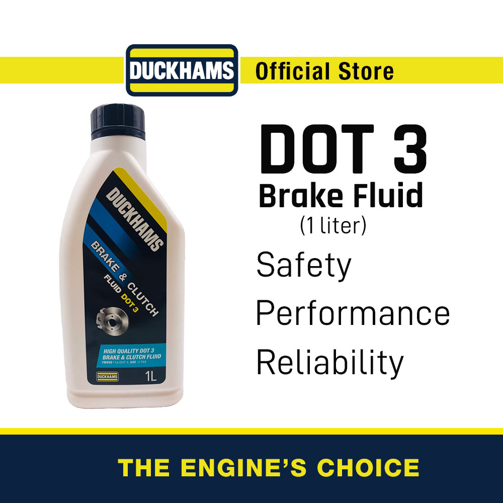 Duckhams Brake and Clutch Fluid DOT 3 (1 Litre/1 Bottle) Shopee Malaysia