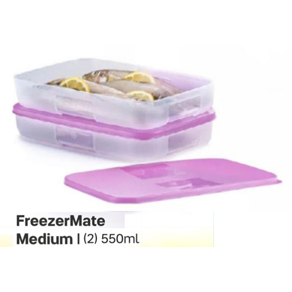 Tupperware Freezermate Medium I 550ml (2 pcs) | Shopee Malaysia