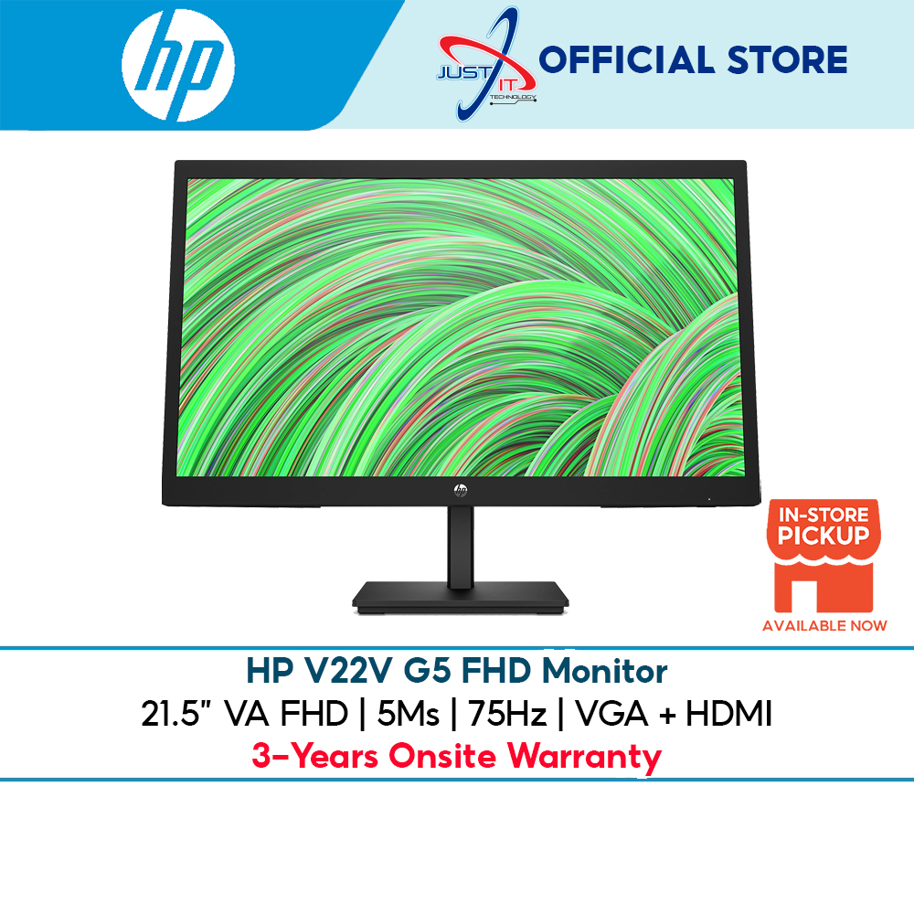HP V22V G5 / V22V 21.5" VA FHD 75Hz MONITOR Shopee Malaysia