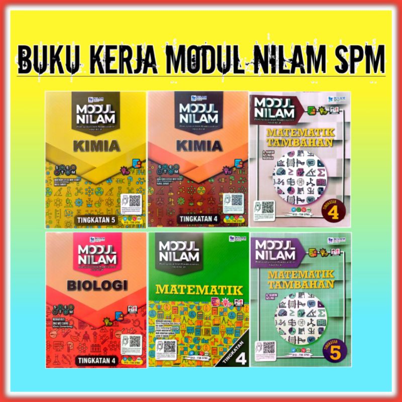 BUKU KERJA MODUL NILAM SPM TINGKATAN 4•5 | Shopee Malaysia