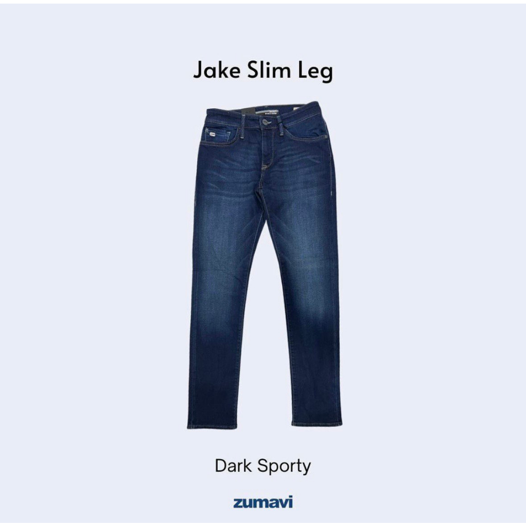 JAKE Slim Leg Men Jeans MAVI Jeans Shopee Malaysia