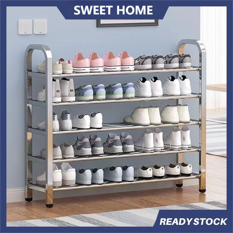 Stainless Steel Shoes Rack Indoor Outdoor Rack Shoe Cabinet Rack Shelf ...