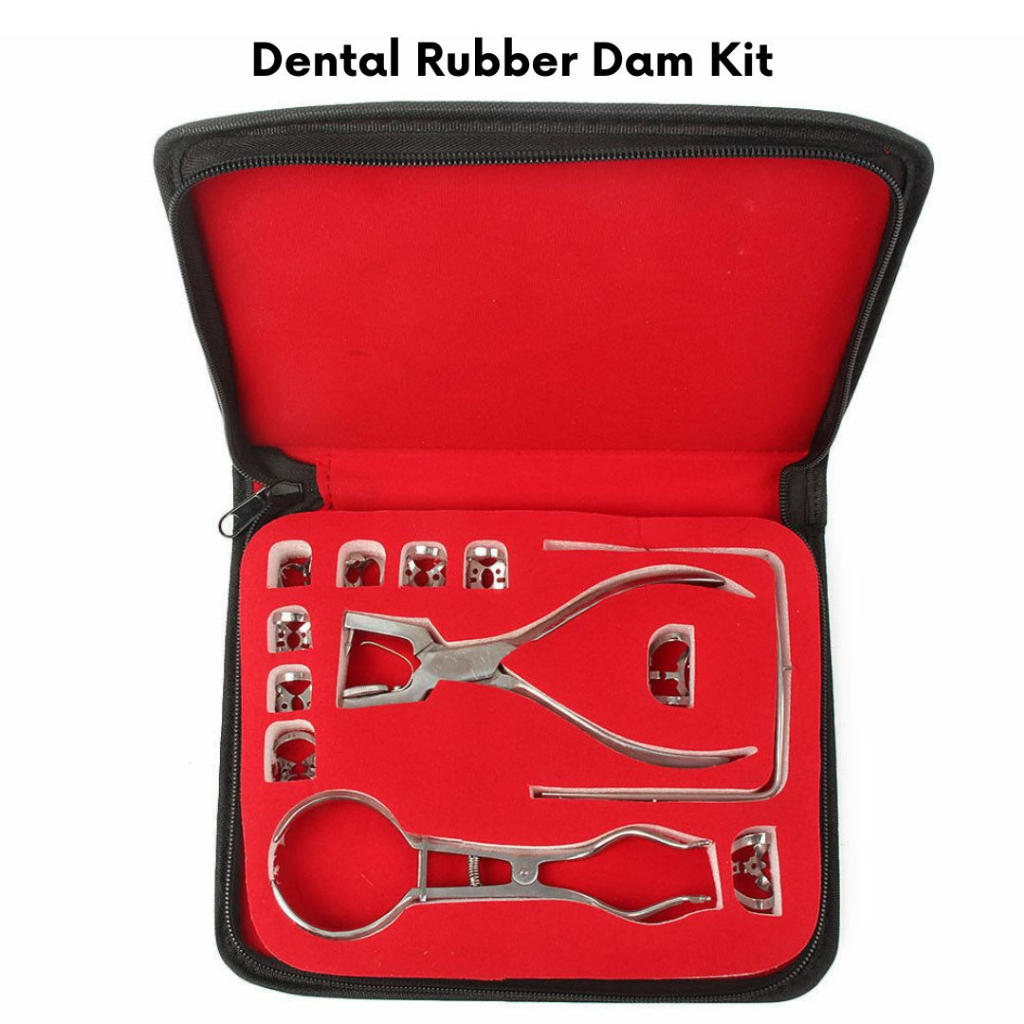 Comprehensive Dental Rubber Dam Kit Medical Grade Stainless Steel