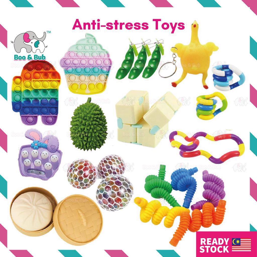 Boo&Bub Anti-Stress Toys  Kawaii Squeeze Rising Fidget Soft