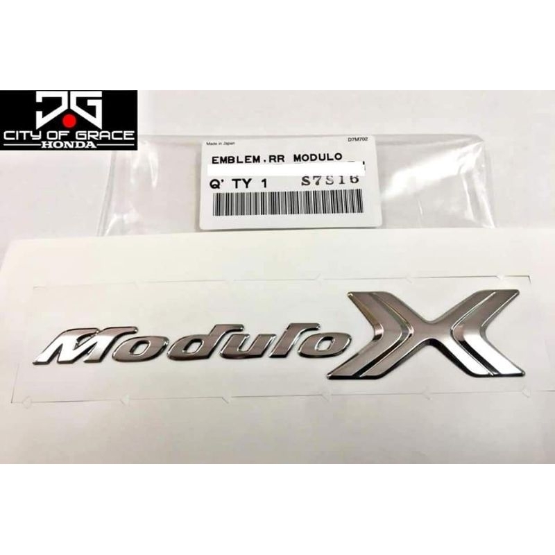 Modulo X Emblem Honda Fit Vezel S660 Step Wgn N-Box Original Honda ...