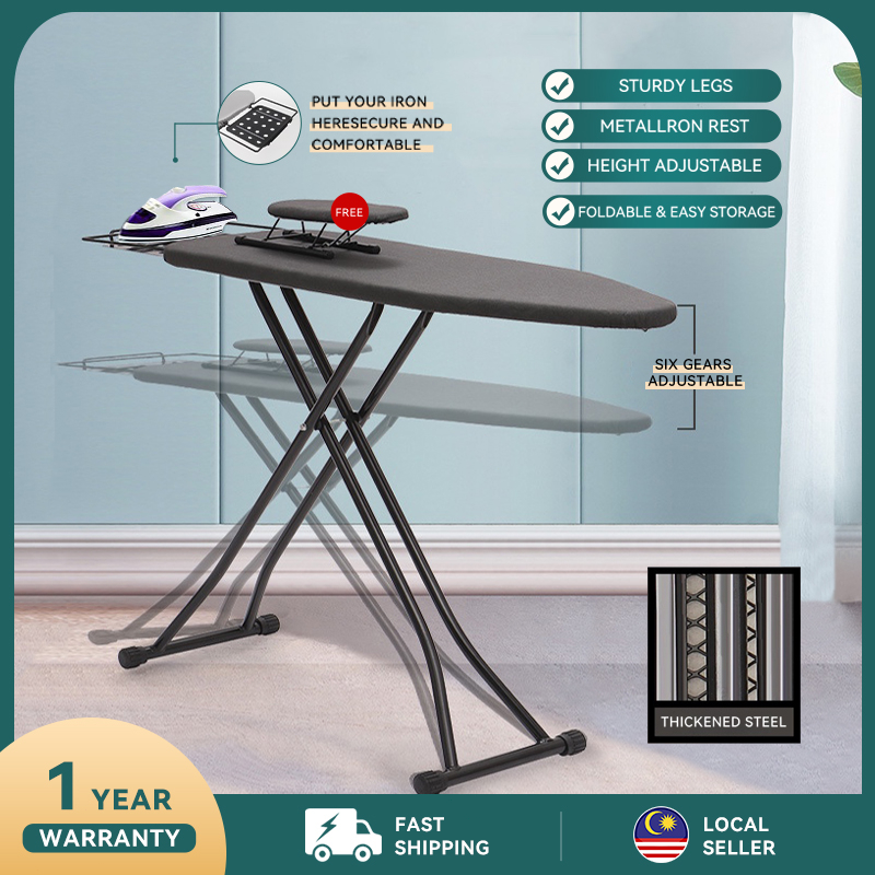 Ironing board upgrade foldable Adjustable height ironing board High