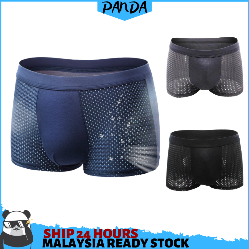Hularka Men's Silk Satin Boxer Shorts Heart Print Loose Short Pants