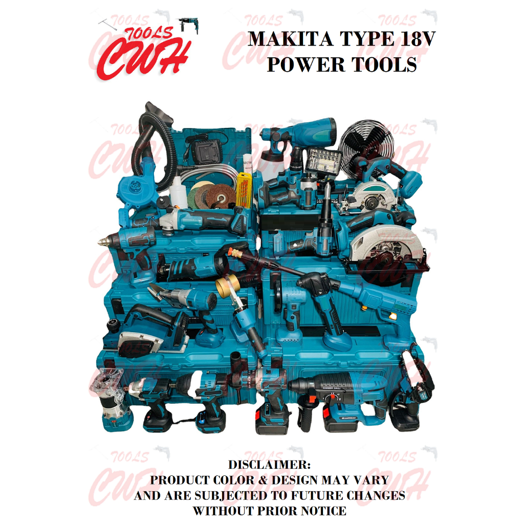 PRC MAKITA TYPE 18V CORDLESS POWER TOOLS IMPACT DRILL DRIVER RATCHET ...