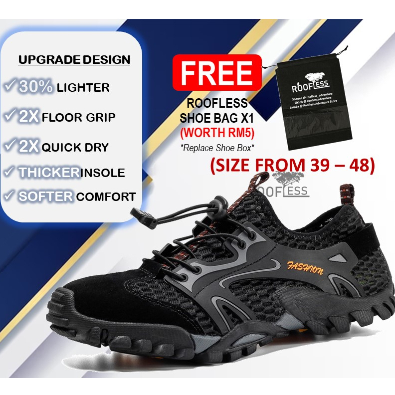 ROOFLESS Hiking Shoes Kasut Hiking Waterproof Trekking Shoes Kasut Air ...