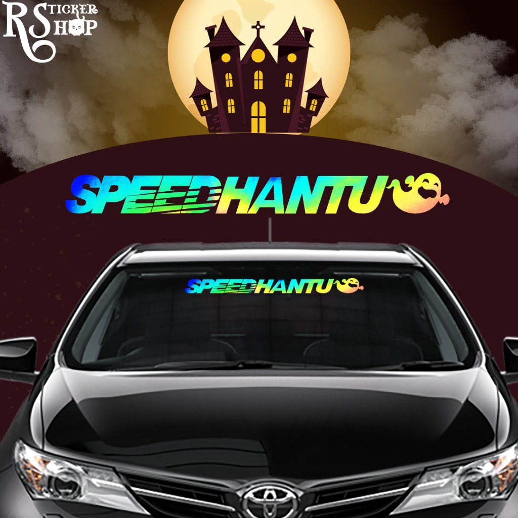 Car Sticker Speed Hantu Funny Car Sticker Decal / RS 9109 | Shopee Malaysia