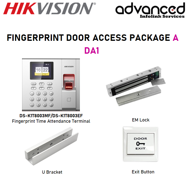 HIKVISION Fingerprint Door Access Package A Shopee Malaysia