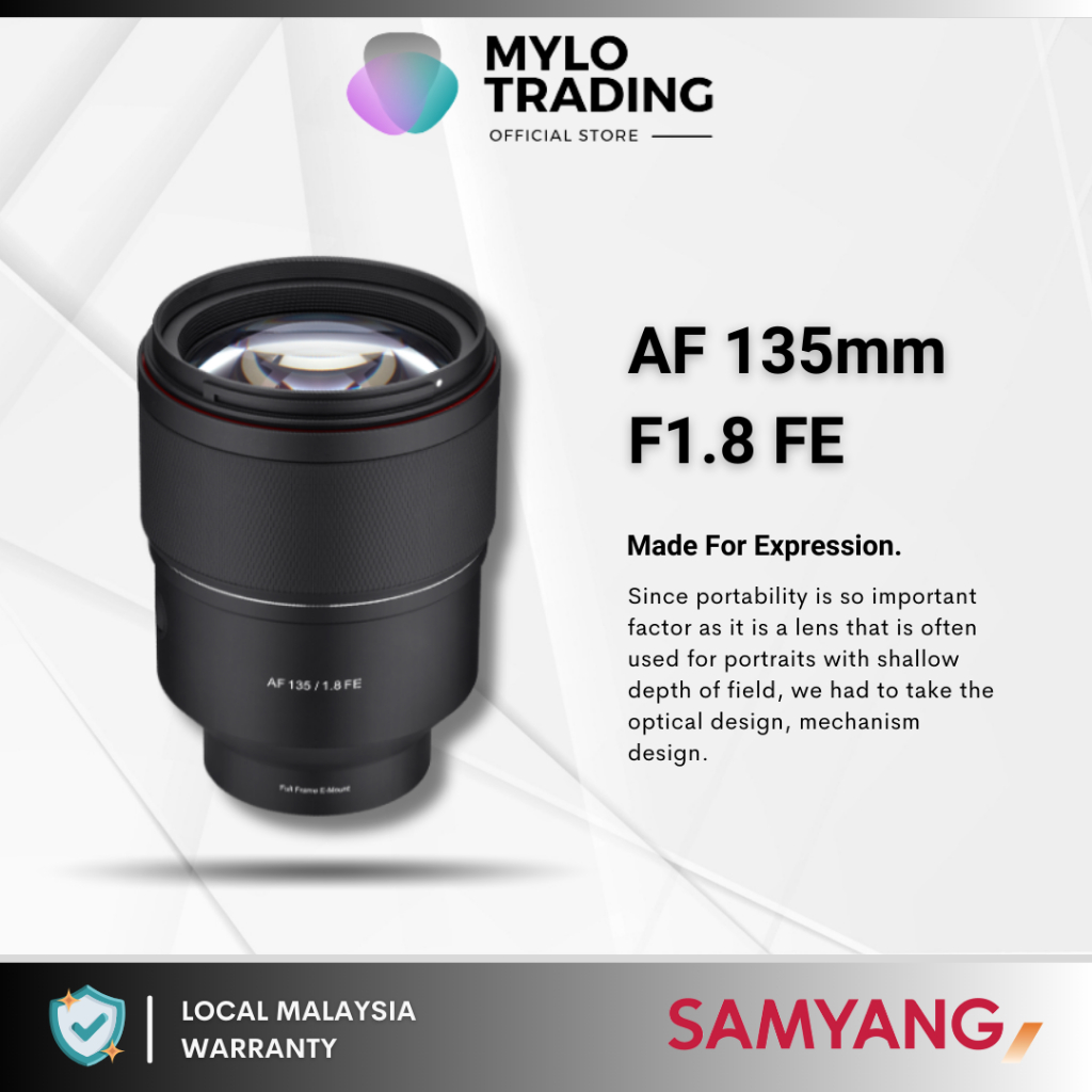 Samyang AF 135mm FE Lens For Sony A7IV/A7III/A7C/A7 II/A7R