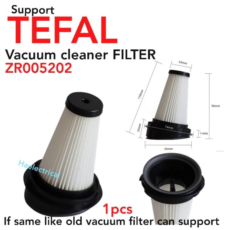 TEFAL vacuum cleaner filter ZR005202 | Shopee Malaysia