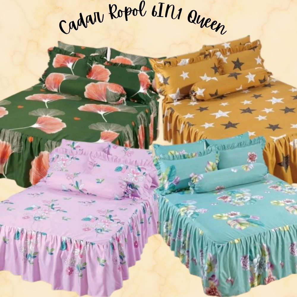 RANDOM CADAR ROPOL 6 IN1 QUEEN (getah 4 penjuru) | Shopee Malaysia